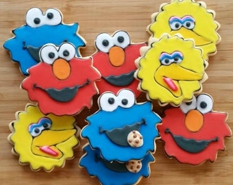 Items similar to Sesame Street Faces on Etsy