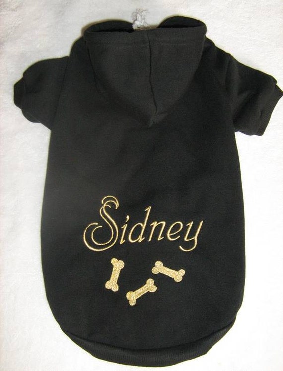 Items similar to Dog Hoodie. Personalized Name. Custom Dog Sweater. Dog