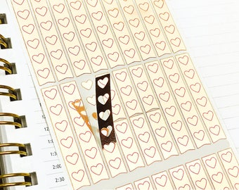 Checklist Stickers, To Do Stickers, Planner Stickers, Foil Stickers, Rose Gold Stickers, Sheet of 30 Stickers