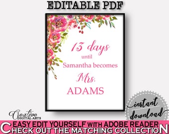 Days Until Becomes Bridal Shower Days Until Becomes Spring Flowers Bridal Shower Days Until Becomes Bridal Shower Spring Flowers Days UY5IG