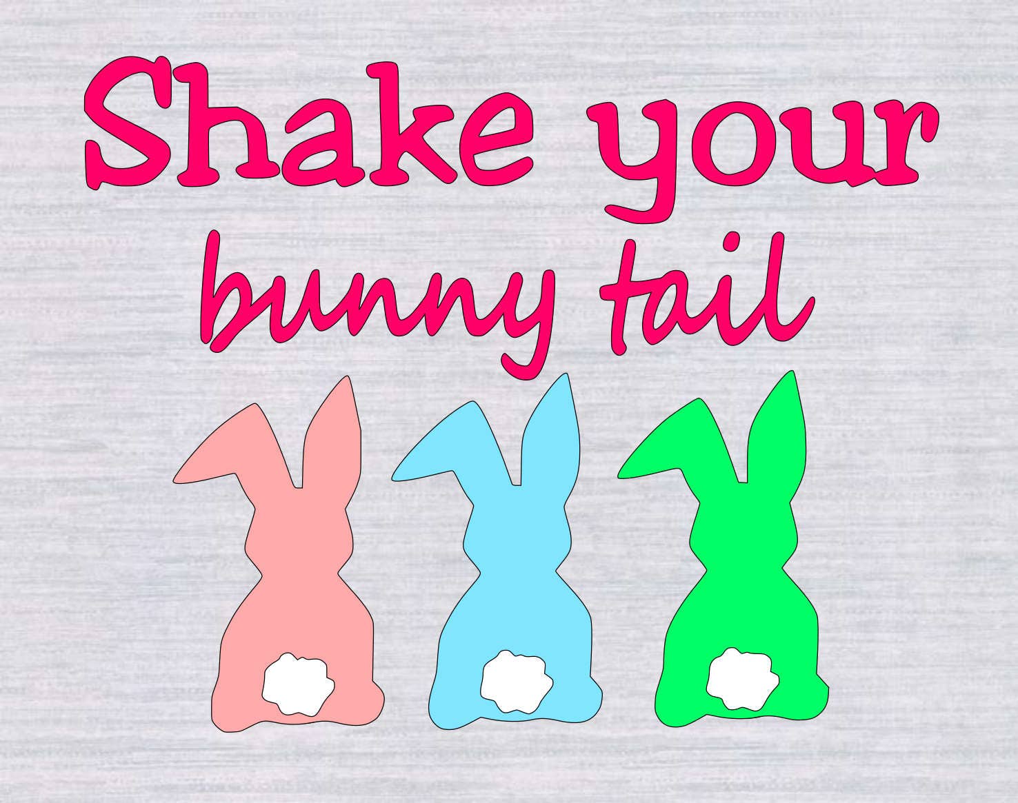 Download Shake your bunny tail SVG cutting file, Easter svg, easter ...