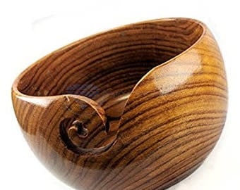 Sheesham wood Yarn Bowl