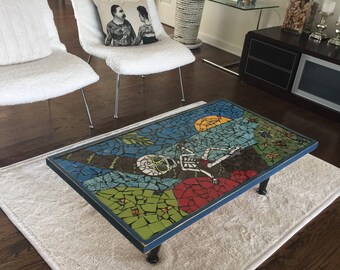 mosaic coffee table | etsy mosaic coffee table | etsy