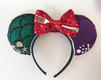 Ariel Mickey Mouse Ears