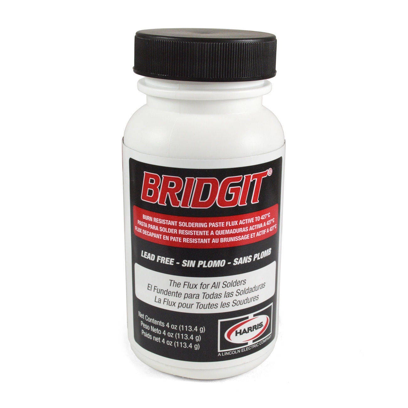 Harris BRPF4 Bridgit Paste Soldering Flux, 4 oz. Jar from