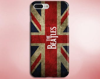 The Beatles Flag Case for iPhone 5, 6, 6+, 7, 7+ and Samsung Note 5, s6, s7 Edge, s7