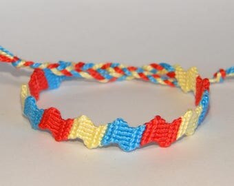 Friendship Bracelets - handwoven - macramé - zigzag - ethnic - ibiza - beach - brésilien - armcandy