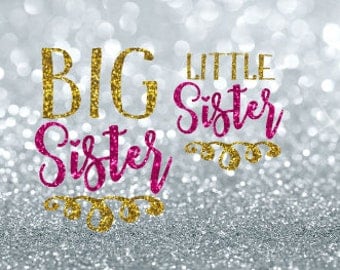 big sister little sister svg | sisters svg | matching svg | big sis svg | little sis svg | siblings svg | matching sisters svg | svg files