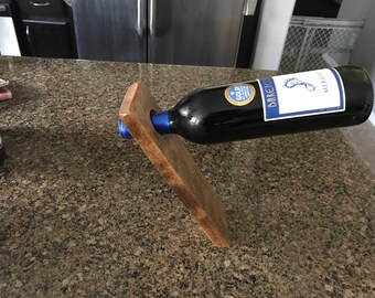 Wine bottle display