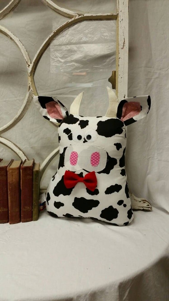 outdoor cow pillow