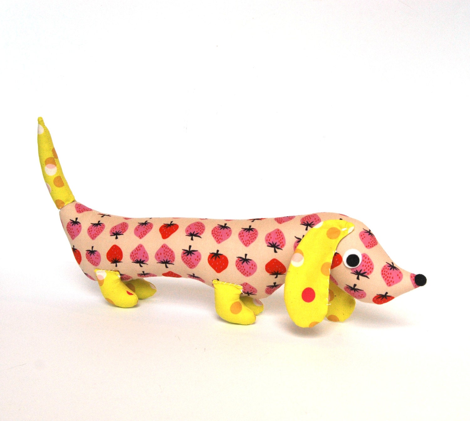 stuffed wiener dog toy