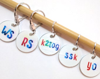 STITCHMARKERS for KNITTERS, ABBREVIATIONS