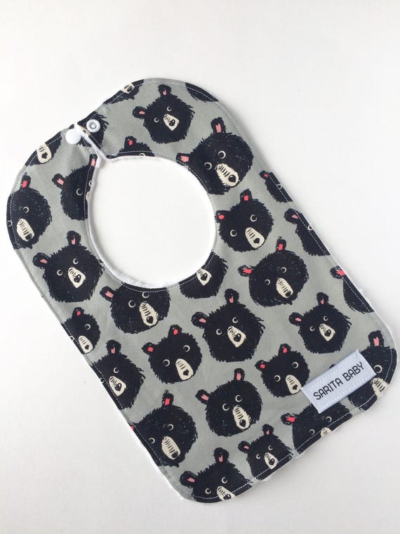 Baby Bib - Teddy Bear Bib - Baby Gift - Baby Accessory - Bibs and Burping - Bib - Baby Shower Gift - Bib - Gender neutral bib