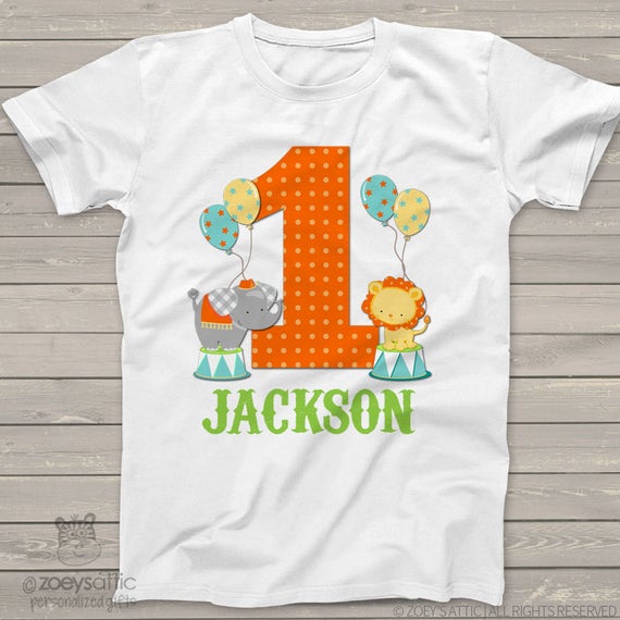 circus birthday shirt