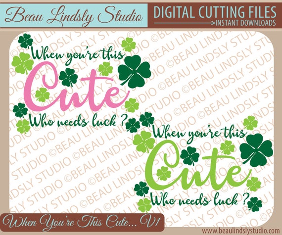 Baby St Patricks Day SVG Cutting File Happy St Patricks Day