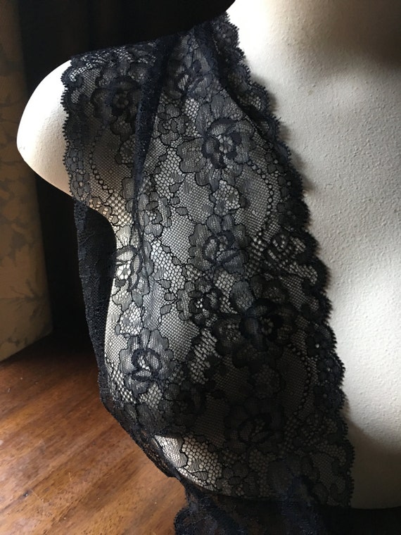 SALE Black Chantilly Lace for Bridal, Lingerie, Costumes, Garments CH 430 by MaryNotMartha steampunk buy now online SALE Black Chantilly Lace for Bridal, Lingerie, Costumes, Garments CH 430 by MaryNotMartha steampunk buy now online