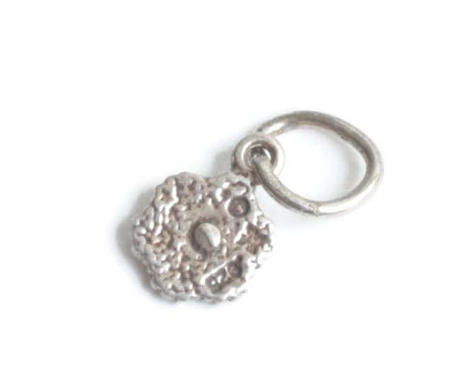 Sterling Silver Snowflake Charm Tiny Charm for Charm Bracelet