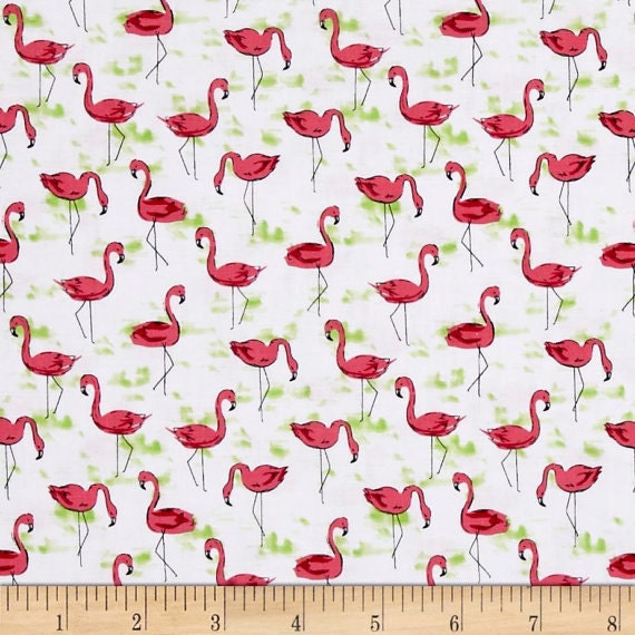 Christmas Michael Miller Fabric Flamingo Flock Choose your