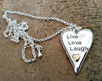 Live Love Laugh Necklace - SALE