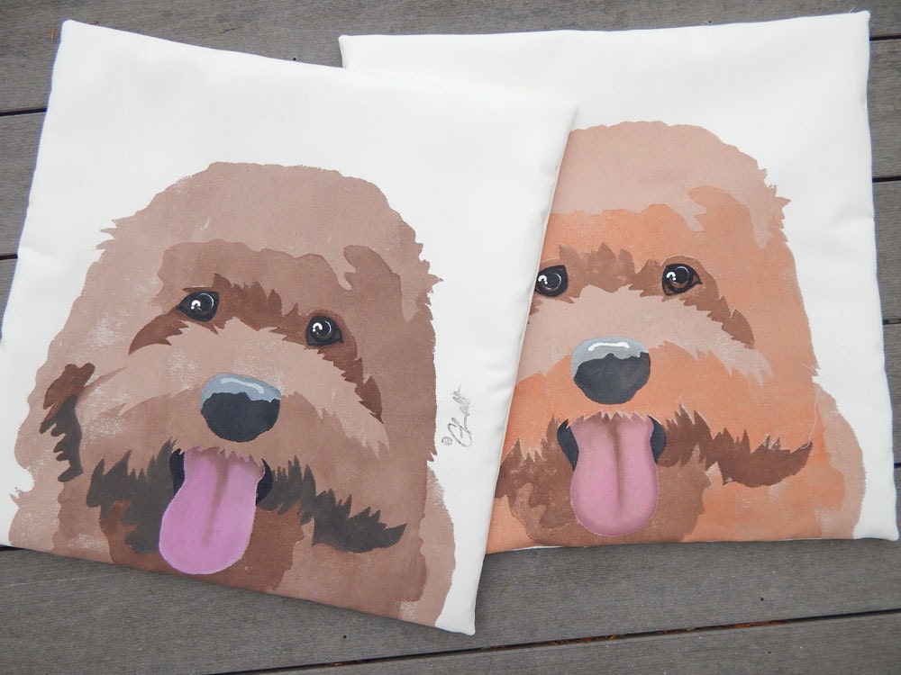 labradoodle pillow