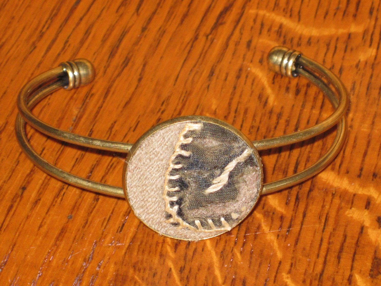 Quilt Bracelet Bangle Cuff Handmade Jewelry Gift For Her