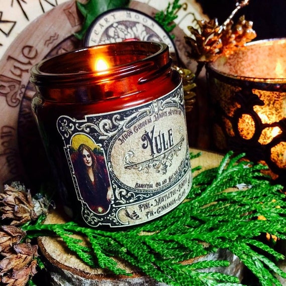 YULE RITUAL CANDLE Yule Candle Yule Light Honor the