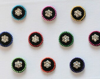Floral Bindi Self Adhesive Indian Dots Wedding & Bridal Fashion Jewelry Accessory