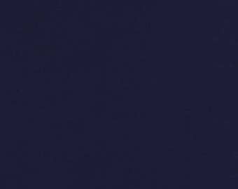 Kona Cotton Solid Fabric, NAUTICAL 412, Quilting Cotton, Navy Fabric, Solid navy Fabric, Apparel Fabric, Robert Kaufman Fabrics