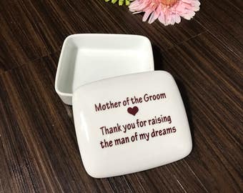 SALE Mother-of-the-Groom-Gift-from-Bride | Keepsake Box | Mother-of-the-Groom | Wedding Favors from my Charleston, SC Studio