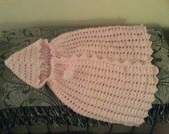 Pink Snowflake Hooded Cape