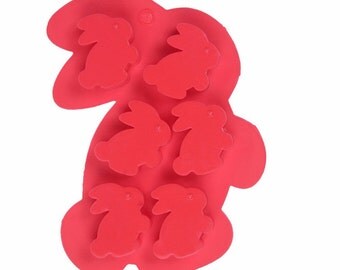 Silicone Soap Mold: Bunny Mold, Rabbit Mold, Easter Mold, Spring Mold, Bunny Soap, Rabbit Candy, Bunny Rabbit Mold, Easter Bunny Mold,MOL011