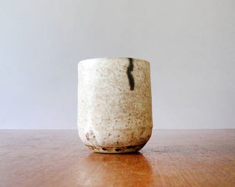 Vintage Ceramic Studio Pottery Cup / Mug / Vase / Pen Holder Wabi Sabi