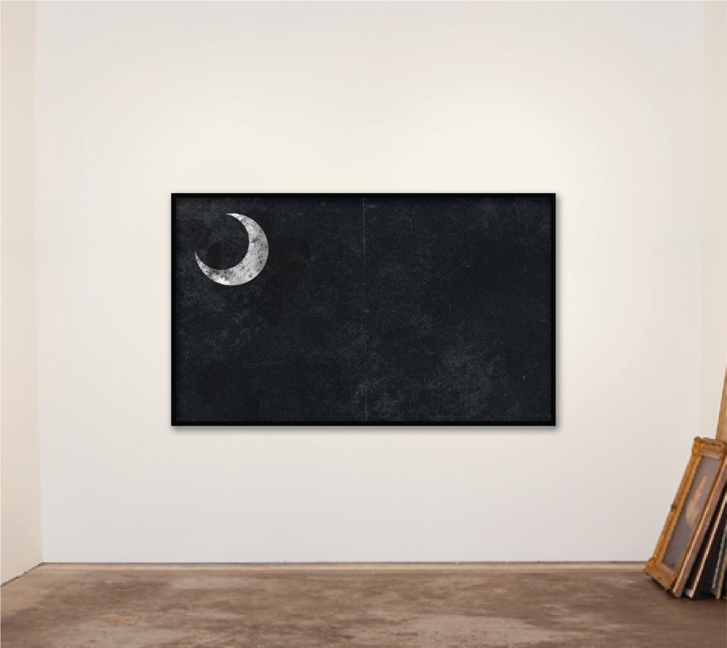 Vintage Style Moultrie Flag on Canvas