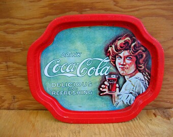 Vintage coca cola tray small