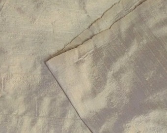 Silk Fabric / Antique White Silk Fabric / Cream Silk Fabric / Silk Fabric Yardage / Vintage Silk Fabric / Vintage Silk / Silk By The Yard
