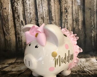 Custom piggy bank | Etsy