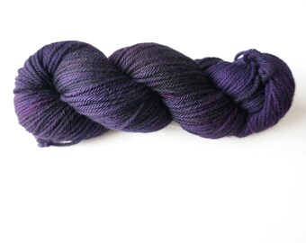 Purple Yarn: Sweetgeorgia Yarns Merino wool, Bewitched colour way, purple hand painted, merino wool, yarn, wool