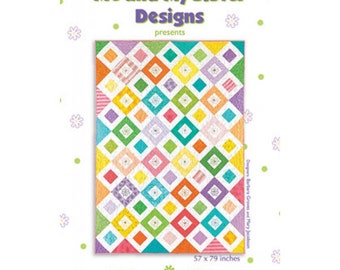 Maggie Mae, Fat Quarter quilt pattern, Me and My Sister, hard copy