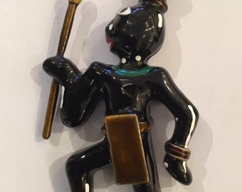 Broche style année 50 africaine