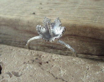 Wholesale Pearl Ring Setting Silver Leaf - Wholesale Ring Setting, Pearl Band Setting, Silver Band Ring, Design Your Ring, DIY Jewelry
