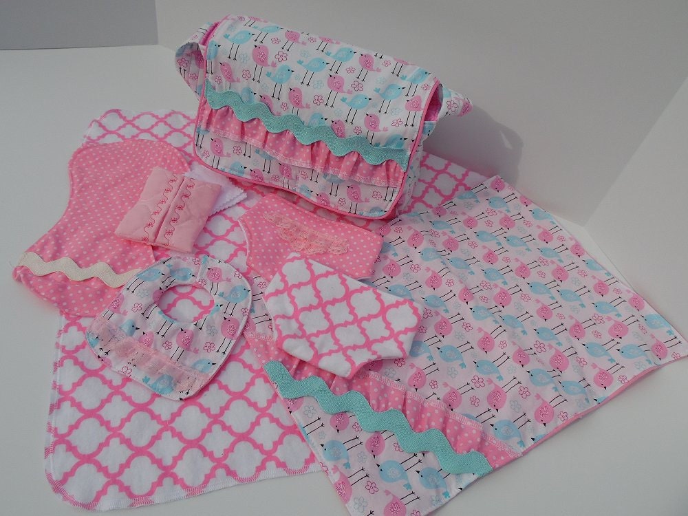 Deluxe Doll Diaper Bag Set For Baby Alive Bitty Baby Baby