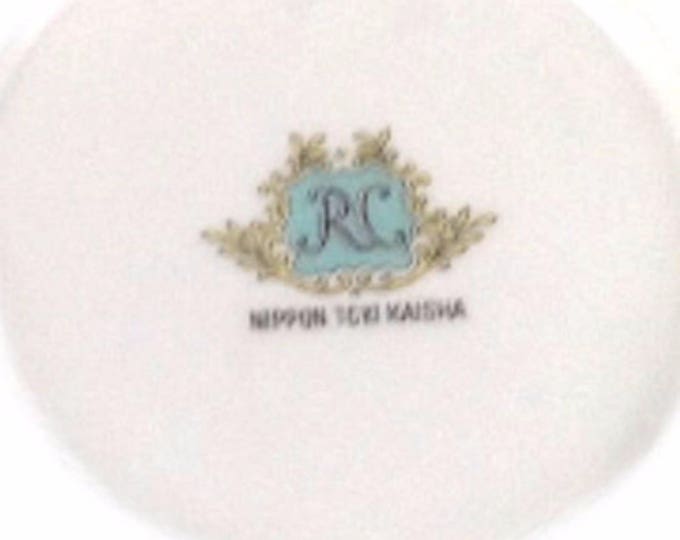 Noritake Platter, Vintage Porcelain Oval Serving Platter, 16 Inch Gold Trim, RC Nippon, Mid Century, Karen