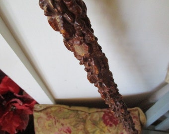 Solid wood vintage walking stick walking cane decorative rustic walking cane