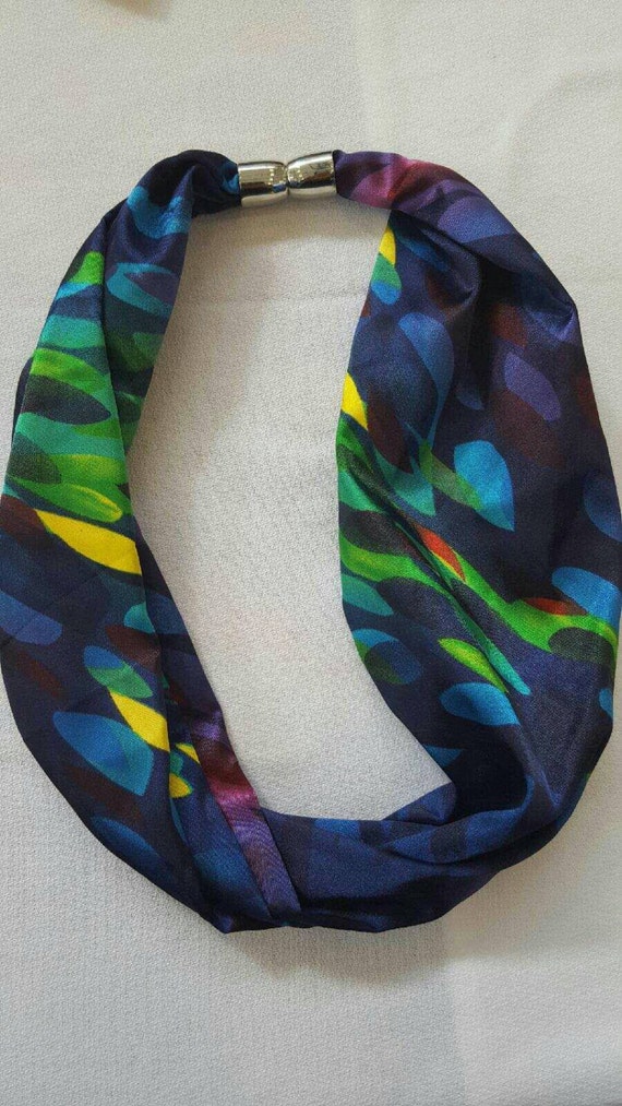 Items similar to Scarf with closure on Etsy