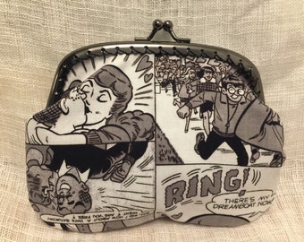 Vintage Black and White Archie Comics Coin Purse
