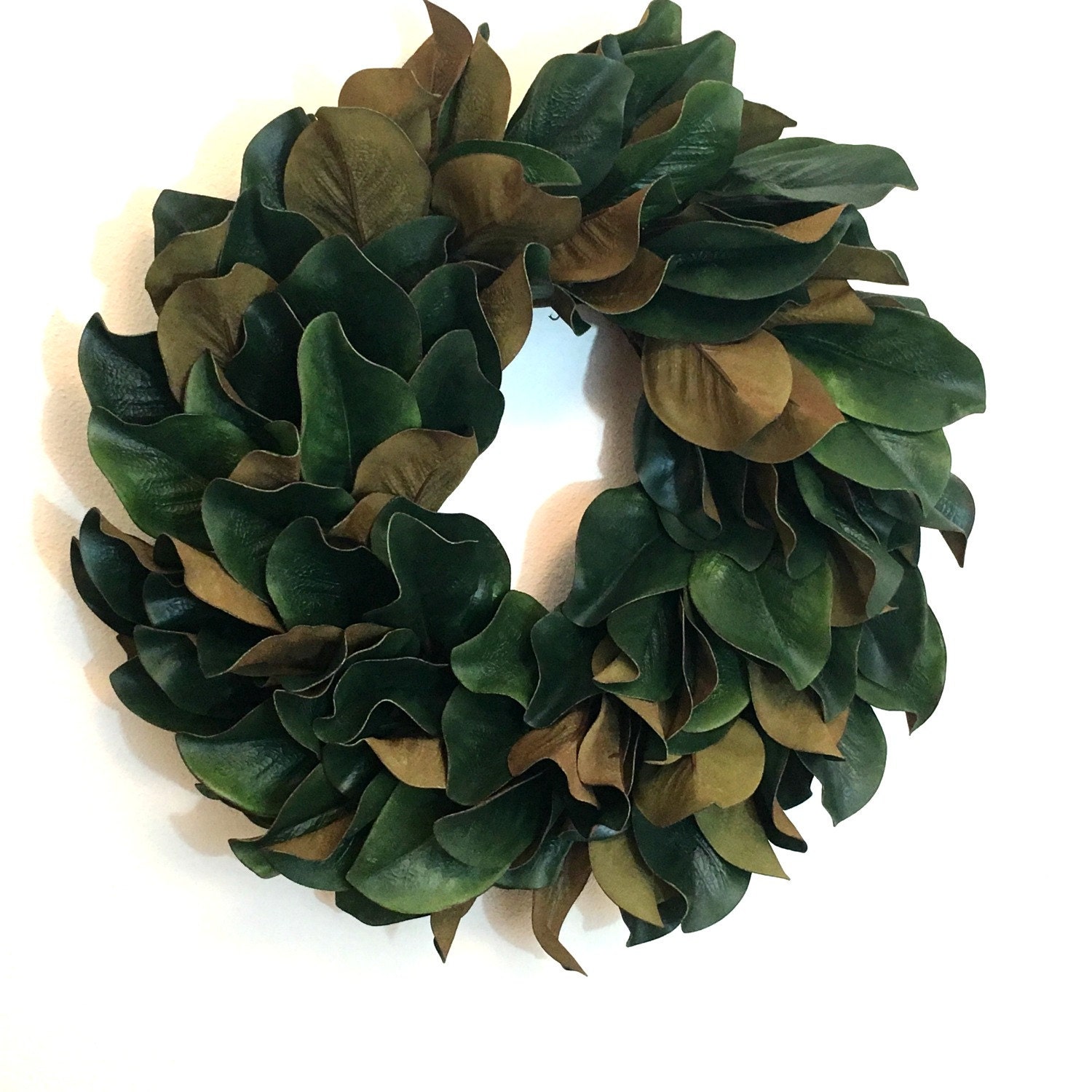 - Blooms Of Elegance: Magnolia Wreath Faux