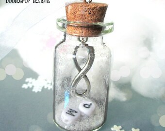 Wedding Christmas ornament - Personalised engagement gift - Personalized Christmas ornament - Infinity couples gift - Uk