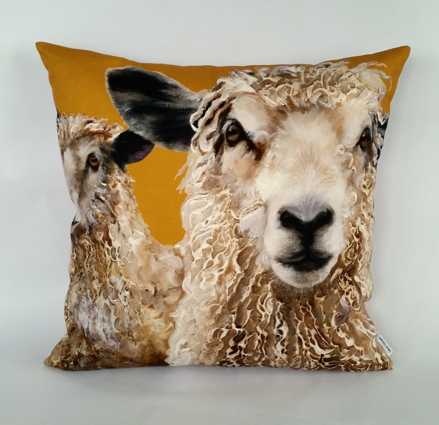 Longwool Sheep Cushion Cover sheep pillow farm animals