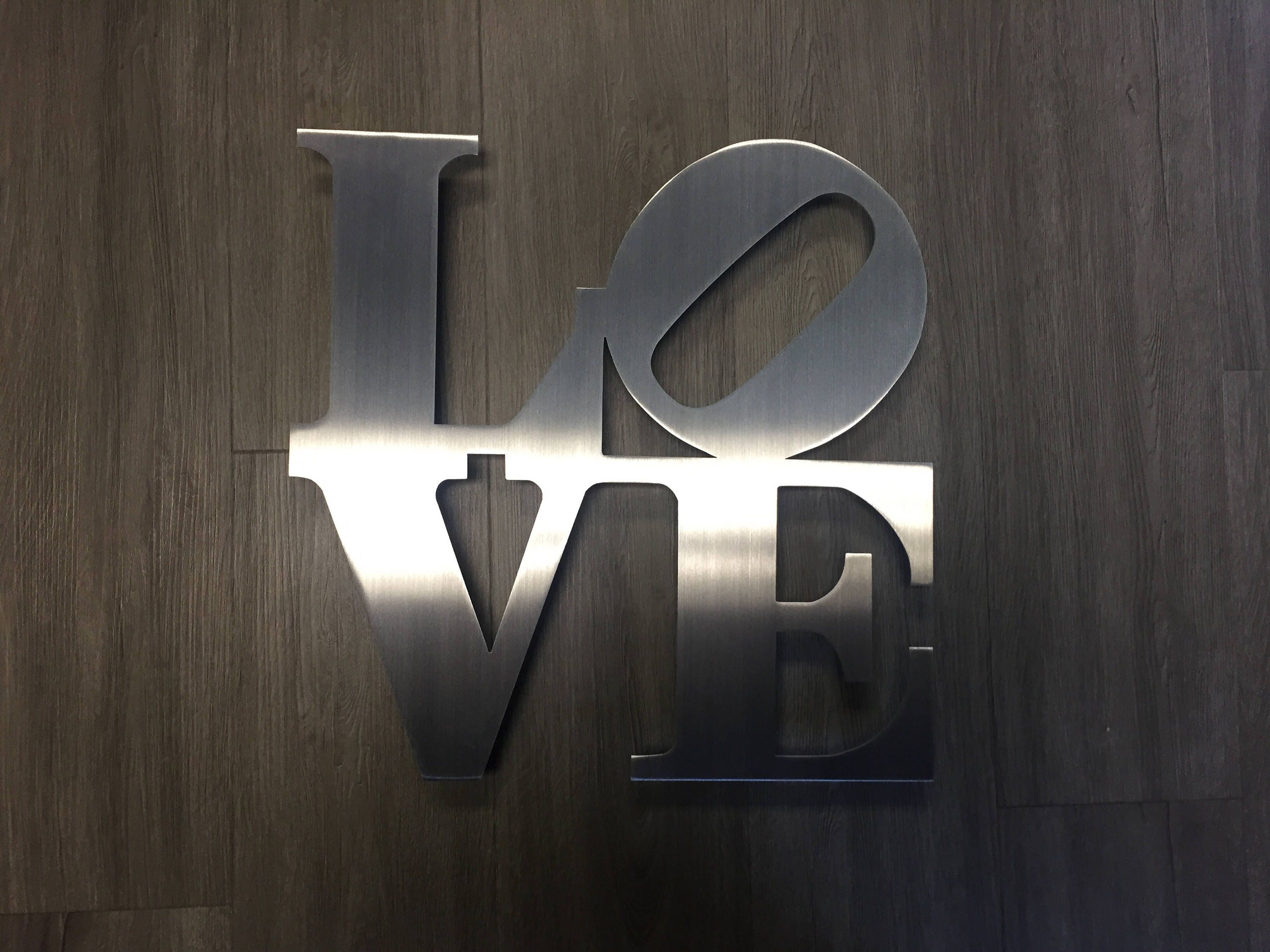 Love Metal Wall Art Love Sign Wall Art Metal Art Home