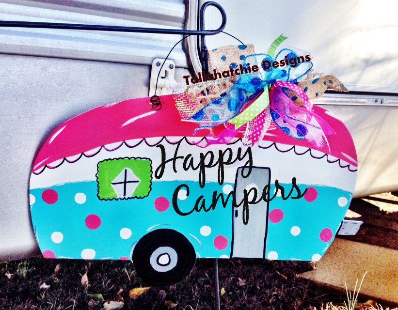 Camper Door Hanger Camper Sign RV Sign Custom Camping Sign